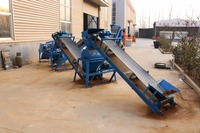 Machine à fabriquer des briques en terre cuite HBY2-10 avec moteur, ligne de production automatique à haute capacité pour le marché africain