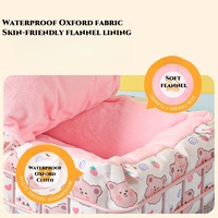 Nid d'hiver pour hamster Produit en coton pour animaux domestiques Accessoires chauds pour hamster Chinchilla Maison de lit pour hamster cochon d'Inde avec support en métal