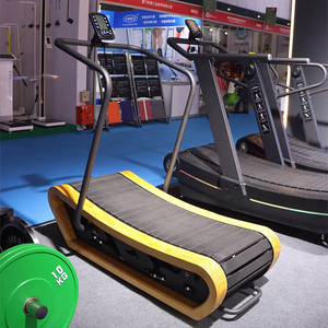 Caminadora Curva de Madera, Manual Sin Motor, con Capacidad de Carga de 180 kg, para Gimnasio y Hogar WD-CT-400, Accionamiento 100% Mecánico, Cero Costo de Electricidad - Product Image 1