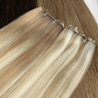 Extensions de cheveux vietnamiennes de haute qualité, trame double tissée à la machine, cheveux Remy européens 100% naturels, lots pour distributeurs de salons