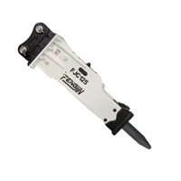 Ciseaux hydrauliques haute performance 125 avec composants PLC essentiels pour excavatrices de 15-18 tonnes, machinerie de construction, neufs