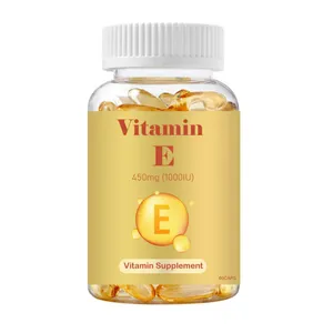 مكملات فيتامين E كبسولات تبييض نباتية علامة تجارية خاصة فيتامين E كبسولات للشعر
