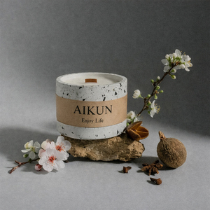 Velas Aromáticas AIKUN Personalizadas con Mecha de Madera Premium para Spa, Bienestar, Meditación, Relajación en el Hogar, Aromaterapia, Regalo - Product Image 3