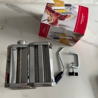 Machine à pâtes manuelle en acier inoxydable OEM, presse à pâtes avec réglage 7 vitesses, écologique, 2 mm et 6 mm