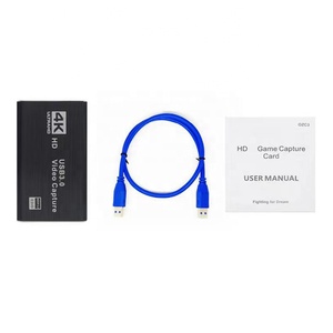Tarjeta de Captura de Video, Tarjeta de Grabación de Cámara para Transmisión en Vivo, Grabadora USB 3.0 4K HD para Juegos, Compatible con <span class=keywords><strong>Steam</strong></span> Deck, Negra - Product Image 6