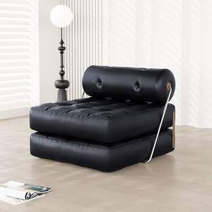 Sofá Cama Convertible Plegable con Tapizado Acolchado y Relleno de Espuma para Uso en el Hogar, Dormitorio, Sala de Estar, para Adultos y Niños - Product Image 1