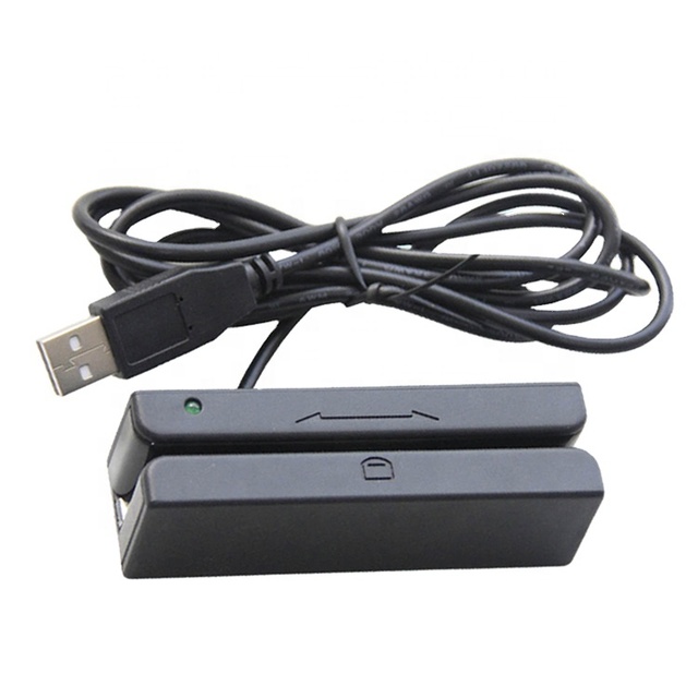 Msr Mini Portable Magnetic Reader for Track 123 Small Magtek Stripe Card POS Terminal