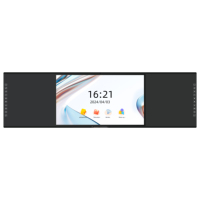 Tableau numérique intelligent EIBOARD 96 pouces AI, écran tactile infrarouge 4K LED, pour l'enseignement en classe, OEM