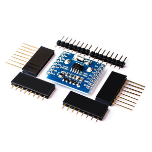 Rtc DS1307 thời gian thực Đồng hồ datalog lá chắn D1 mini + RTC DS1307 đồng hồ với pin-tiêu đề thiết lập - Product Image 1