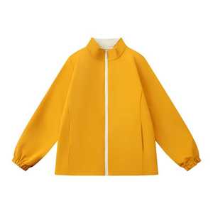 เสื้อแจ็คเก็ตกันลมสีพื้นแบบมีปกสำหรับผู้ชาย ระบายอากาศได้ดี เหมาะสำหรับกิจกรรมกลางแจ้ง ฤดูใบไม้ผลิ ฤดูใบไม้ร่วง ชุดทำงาน หูหนาน - Product Image 1