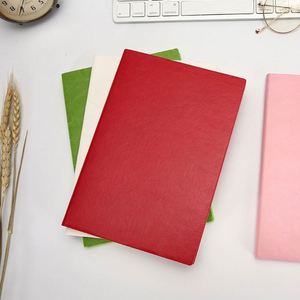A5 PU Notebook Hardcover Diary Notebook High Quality Line Pages <b>Bookmark</b> Journal Enterprise Customization logo - Product Image 4