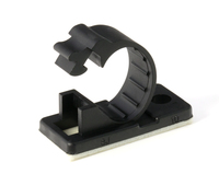 Attache-câble auto-adhésif 3M avec trou pour vis, en nylon 66, organisateur de câbles à verrouillage par traction, ignifuge 94V-2, certifié ROHS