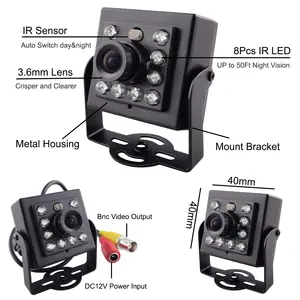 1/3 inch CCD HD 1000TVL 960H 10 cái ngày/đêm IR LED CCTV Camera An Ninh tầm nhìn ban đêm Mini Camera giám sát