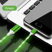 Cable de Carga USB Tipo C 3A 60W PD 3 en 1 con LED Luminoso y Cobre Puro para Computadora, Escáner de Código de Barras e Impresora