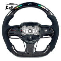 Accessoires intérieurs pour Chrysler 300 C et Dodge SRT, volant personnalisé en fibre de carbone avec LED en nid d'abeille