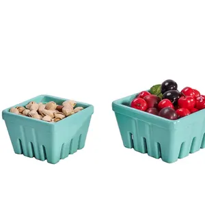 Custom color hot selling multi-purpose use square melamine fruit colander bowl for party decoration