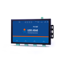 Convertidor Ethernet RS485 de 1 Puerto PUSR, Servidor Serial, Modbus, Computación en Borde Ethernet, Cliente MQTT TCP, DC 9-24V, Certificado CE/FCC/ROHS