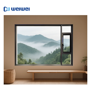 Tùy chỉnh nhiệt phá vỡ sự riêng tư kính cho nhà bếp biệt thự cách âm cửa sổ cửa sổ cố định louver màn hình từ tính cho lớn - Product Image 1