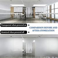 Film intelligent commutable PDLC, film de confidentialité électrique pour fenêtres, transparent à opaque, pour la maison, le bureau, les portes, les cloisons, la projection