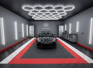 Piastrelle Incastrabili in Plastica Multicolore per Garage, Pavimentazione Drenante per Autolavaggio - Product Image 3