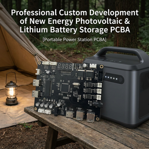ระบบ PV PCBA บอร์ดเก็บพลังงานแสงอาทิตย์ ตัวควบคุมการชาร์จแบตเตอรี่ลิเธียม PCB - Product Image 4