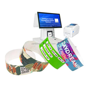 티켓 관리 시스템 방수 일회용 티켓 RFID 팔찌, 이벤트 티켓용 맞춤 로고 이벤트 손목 밴드 - Product Image 1