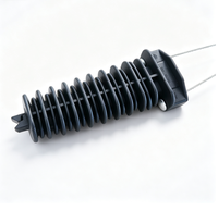 Pince d'ancrage à tension isolée en plastique pour extérieur, pour lignes de télécommunications, tendeur de câbles isolés, applications électriques (en pouces)