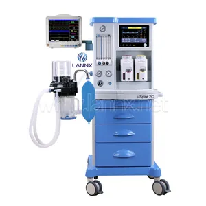 Lannx Uspire 2c Draagbare Ziekenhuis Apparatuur Anesthesie Machine Voor Chirurgische Operaties Medische Anesthesie Machine Werkstation