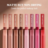 Crayon contour des lèvres cosmétique en gros, imperméable, anti-bavures, nude, avec logo personnalisé, 2-en-1, crayon à lèvres et rouge à lèvres