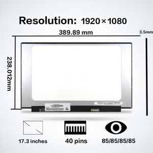 หน้าจอ LCD 17.3นิ้วความละเอียด FHD 144Hz สำหรับเล่นเกม40Pin สำหรับ NV173FHM-NX3 B173HAN04.9 - Product Image 3