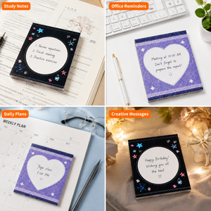 Custom Design Self Adhesive Sticky Note <b>Pads</b> Portable Decorative <b>Memo</b> <b>Pads</b> Premium Paper Notepads Stationery for Office School - Product Image 3