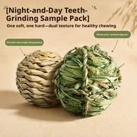 Jouet à mâcher en sisal tressé écologique pour petits animaux : lapin, cochon d'Inde, chien, chat – Enrichissement interactif et stimulation sensorielle