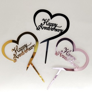 Toppers <span class=keywords><strong>per</strong></span> torta di compleanno personalizzati personalizzati <span class=keywords><strong>per</strong></span> la festa nuziale - Product Image 5