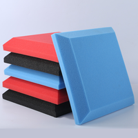 Nouveauté : Panneaux acoustiques insonorisants en mousse PU, panneaux muraux insonorisants, dalles de style varié, panneaux d'isolation acoustique
