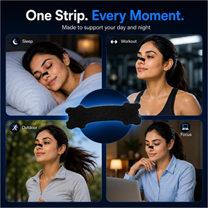 Produits pour le sommeil : Bandes nasales anti-ronflement sans latex, 30 pièces, pour dormir et faire du sport - Product Image 4
