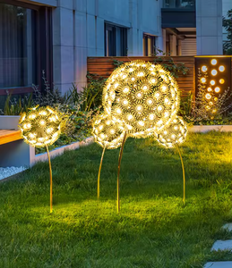Fourniture d'usine décoration de cour de paysage éclairage de jardin solaire étanche Flower smart outdoor led lawn lights - Product Image 6