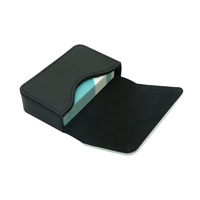 Porte-cartes de visite rectangulaire en PU et étui avec matériau vierge pour transfert thermique et sublimation