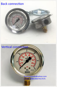 Manômetro de Pressão de Óleo Hidráulico G 1/4 Thread 60/100/160/250/<span class=keywords><strong>400</strong></span> <span class=keywords><strong>Bar</strong></span> 017250005 016372007 275726009 016373006 - Product Image 2