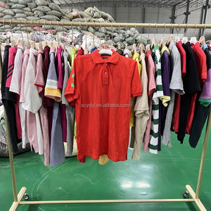 F11 T-shirt <span class=keywords><strong>polo</strong></span> de marque d'occasion vêtements d'occasion bon état <span class=keywords><strong>polo</strong></span> d'occasion pour femmes et hommes vente directe d'usine mixte - Product Image 2