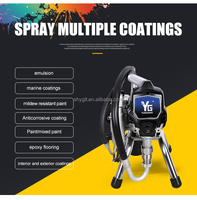 Pistolet pulvérisateur sans air CE 220V 110V 495 HVLP pour peinture époxy, revêtement de sol, peinture murale et gelcoat