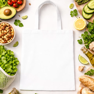 Sac fourre-tout en coton personnalisé avec logo, écologique, réutilisable, sac promotionnel en coton - Product Image 1