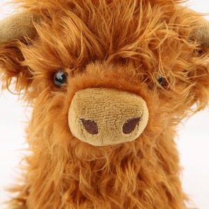 Hooglandkoeien Bruin Dier Schotse Highland Koeien Langharige Pluche Speelgoed Knuffeldier Karakter voor Kinderen - Product Image 5