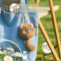 Robot intelligent en peluche éducatif en coton PP doux pour filles, avec réseau Wi-Fi 4G, IA pour l'accompagnement émotionnel, la guérison et le plaisir