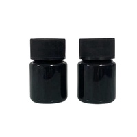 EN STOCK couleur noire 50ml 60 ml en plastique solide médecine pilules Capsule tablette corps santé supplément bouteille conteneur vitamine boîte