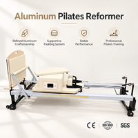Pièces de Reformer Pilates en Aluminium Noir, Machine Pilates pour la Gym et l'Application à Domicile