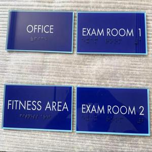 Plaque de signalisation murale LED étanche IP65 en acrylique pour portes, parcs, bureaux, entreprises, numéros de pièce et adresses – Prix usine - Product Image 5