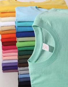 Custom Logo Silk Screen Printed Eco-Friendly Breathable Heavyweight 100% Cotton Plus Size Men's Regular Fit Casual T-Shirts - Product Image 6