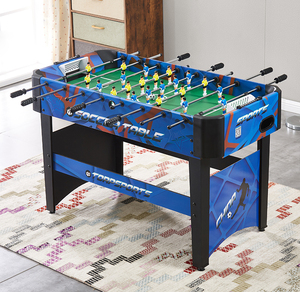 Design fantaisie 48 pouces Football Football <span class=keywords><strong>Table</strong></span> <span class=keywords><strong>de</strong></span> luxe Baby Foot Foosball Football Jeu <span class=keywords><strong>Table</strong></span> à vendre TS-4830 Bleu Couleur - Product Image 2