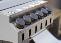 Промышленный УФ-принтер для этикеток с двумя печатающими головками EPSON I3200 для печати CMYKW