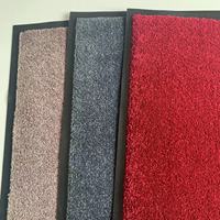 Hot Sale Bestseller Luxus Outdoor Teppich Tufted Blank Plain Anti-Rutsch-Fuß matte TPE Backing Super Wasser Saug matte Wasch bar